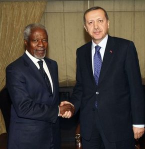 Başbakan, Annan ile görüştü