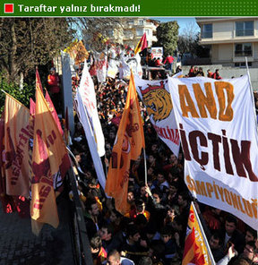 GSaray'a coşkulu uğurlama!